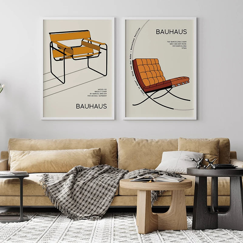 "The Chair" Bauhaus Collection Wall Art