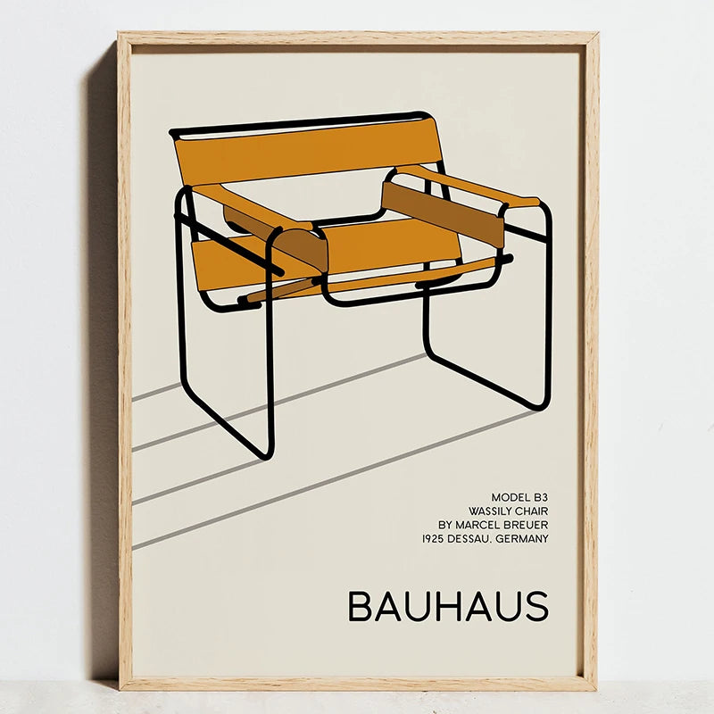 "The Chair" Bauhaus Collection Wall Art