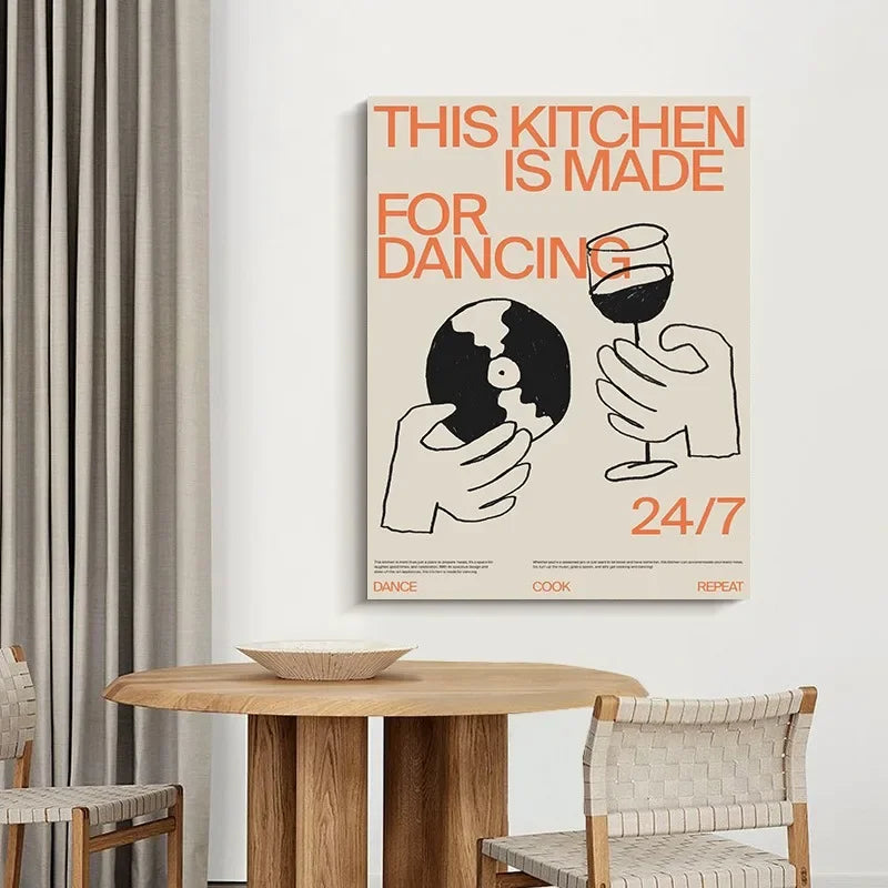"Play It Twice" Record Player Poster