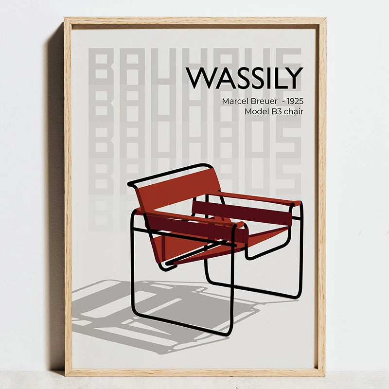 "The Chair" Bauhaus Collection Wall Art