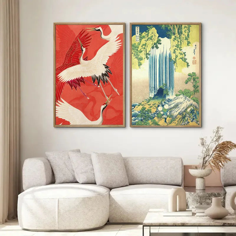 Retro Japanese Canvas Print