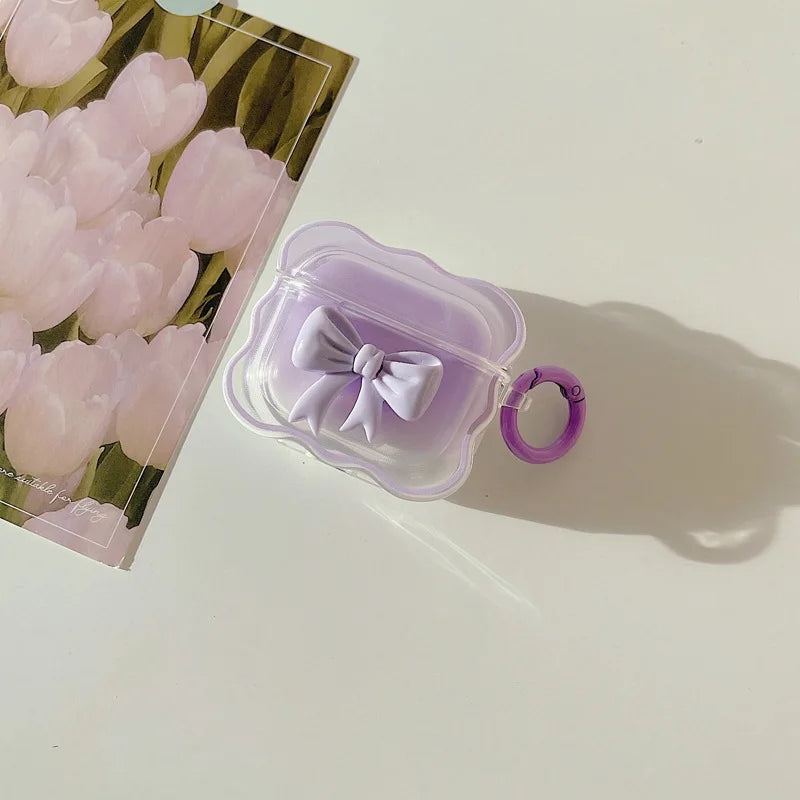 3D Bow Earphone AirPods Case