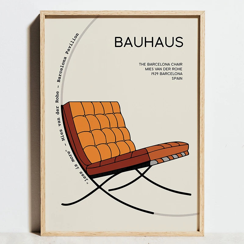 "The Chair" Bauhaus Collection Wall Art
