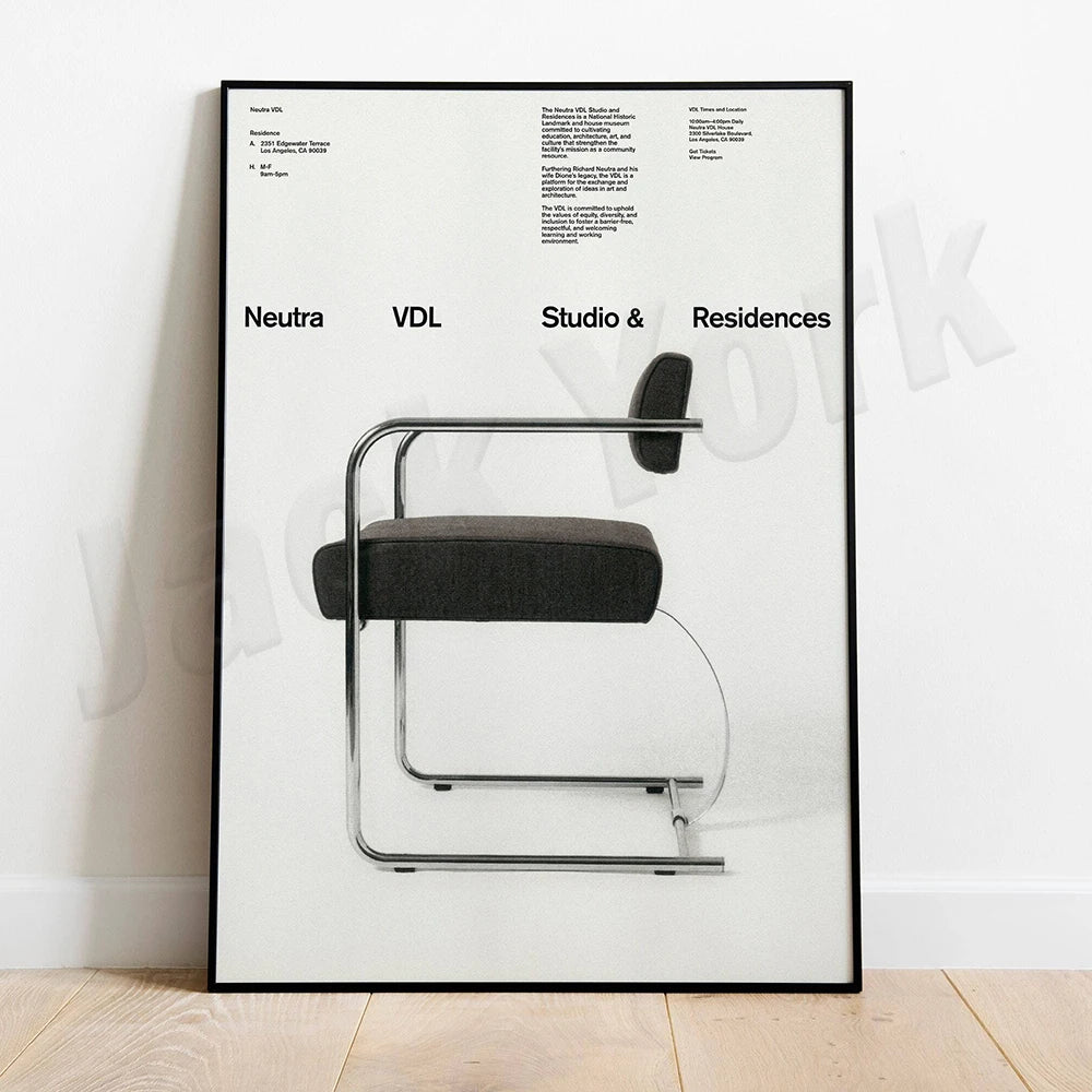 Bauhaus Chair Poster