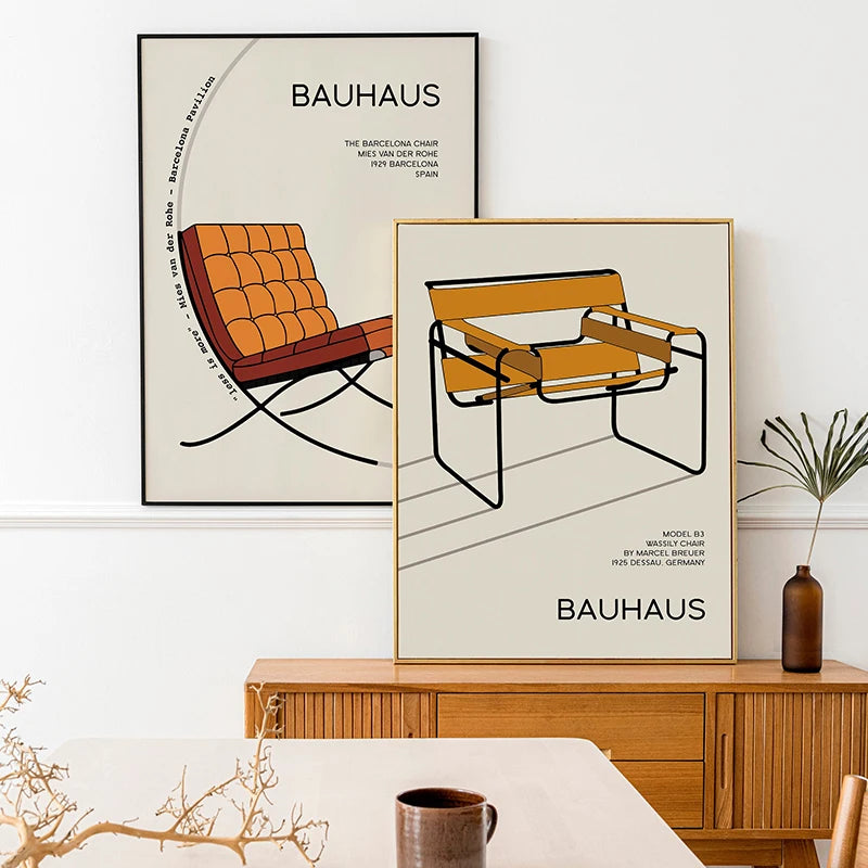 "The Chair" Bauhaus Collection Wall Art