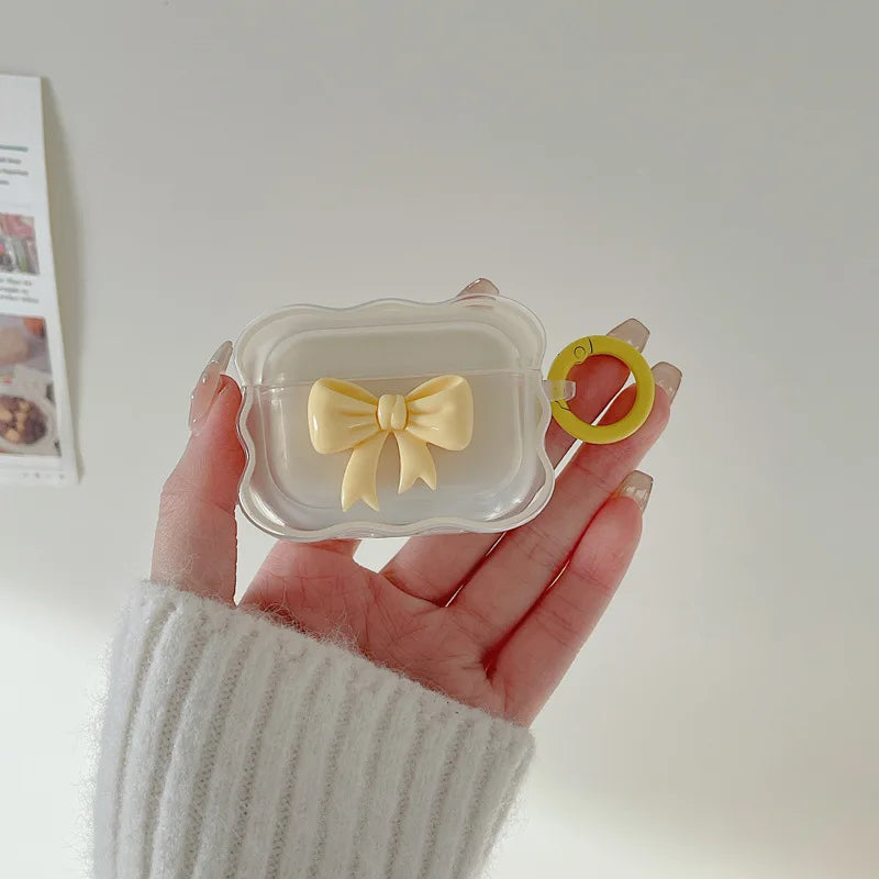 3D Bow Earphone AirPods Case