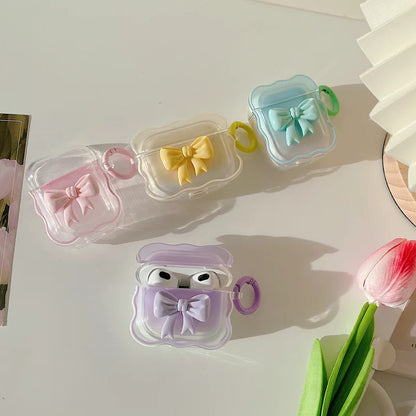 3D Bow Earphone AirPods Case
