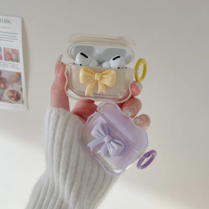 3D Bow Earphone AirPods Case