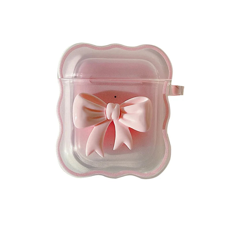 3D Bow Earphone AirPods Case